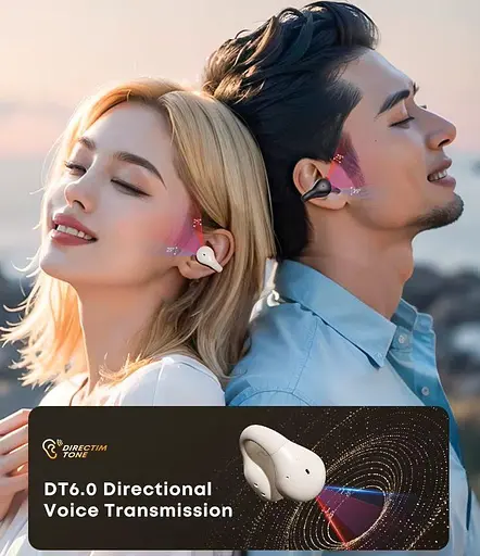Бездротові кісткові навушники-кліпси Langsdom ClipBuds R2 з спрямованим звуком і Bluetooth 5.4 - фото 9