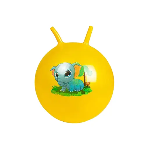 Мяч с рогами, BT-PB-0086, 450 г, 55 см, животные (В ассортименте)