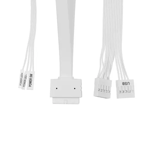 Корпус 2E Credo Slim V90W-400 с блоком питания ATX400, белый (2E-V90W-400) - фото 7