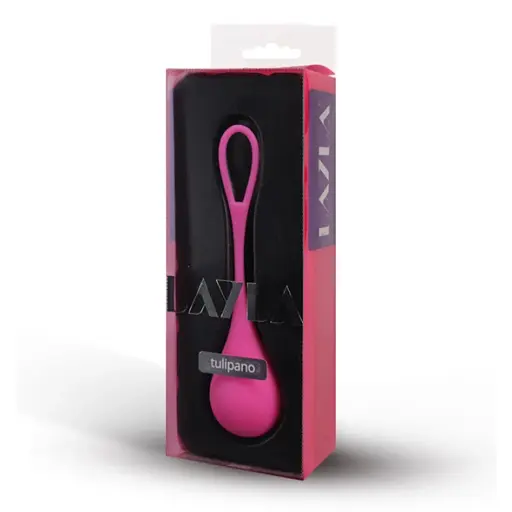 Вагинальные шарики Layla Tulipano Kegel Balls, 3.7 см, розовый - фото 3