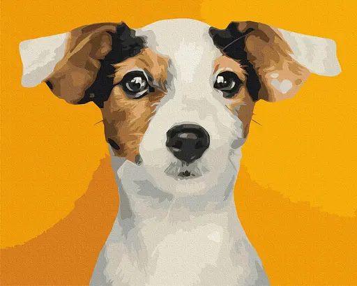 Картина по номерам на подрамнике Brushme Портрет любимой собачки