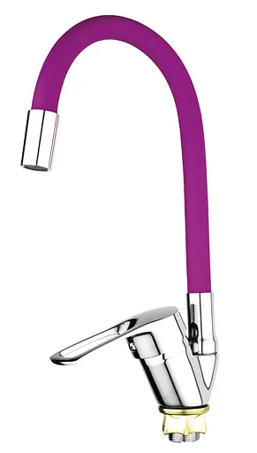 Змішувач для кухні Mixxus Fany 011 з гнучким виливом MI6291 Хром - фото 1