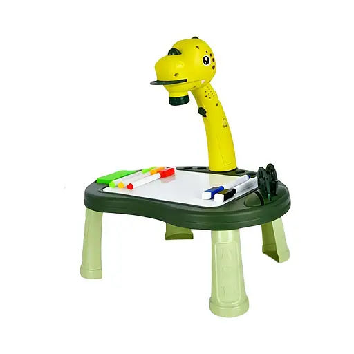 Детский проектор для рисования 050-40-3-2-1 со слайдами и музыкой желтый