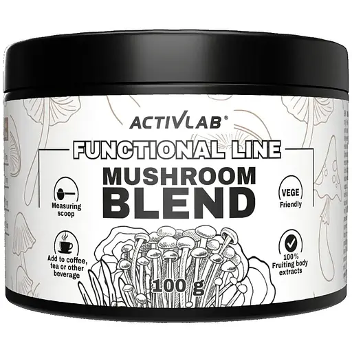 Смесь экстрактов грибов ActivLab Mushroom Blend, 100 грамм - фото 1