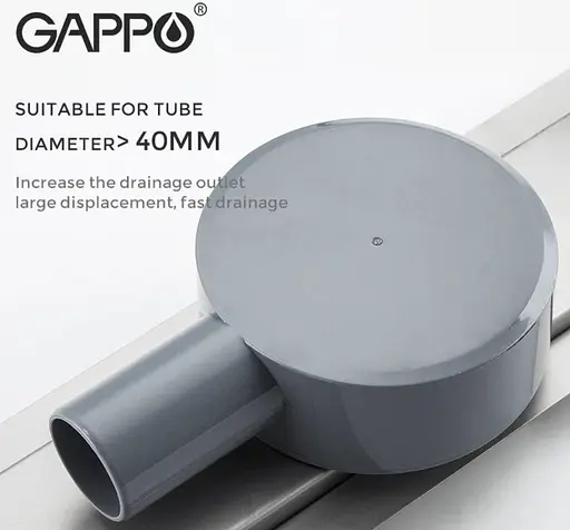 Душовий трап Gappo 900 мм із нержавіючої сталі під плитку сатин G89007-4 - фото 6