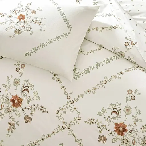 Постільна білизна Elira Beyaz Ранфорс Tac pbe0051647 - фото 2