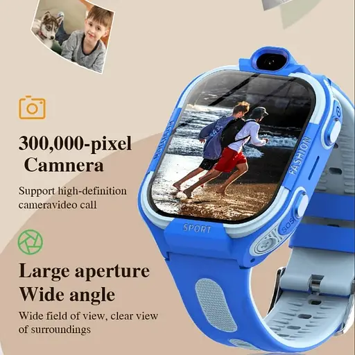 Умные часы Wonlex KT35 Sport 8GB Blue (SBWKT34BLUE) - фото 5