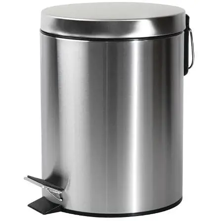 Мусорное ведро круглое Zerix Solo-TC0103 SS Color 3 л нержавейка (ZX5895)  - фото 1
