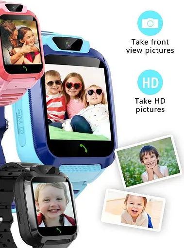 Дитячий смарт-годинник Smart Watch Q8 синій - фото 6