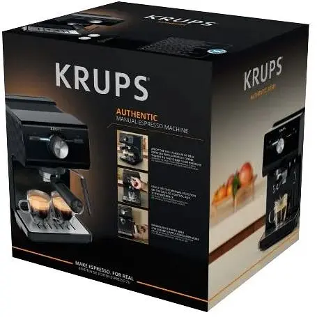 Кофеварка эспрессо Krups XP381810 OPIO BLK (7076115) - фото 8