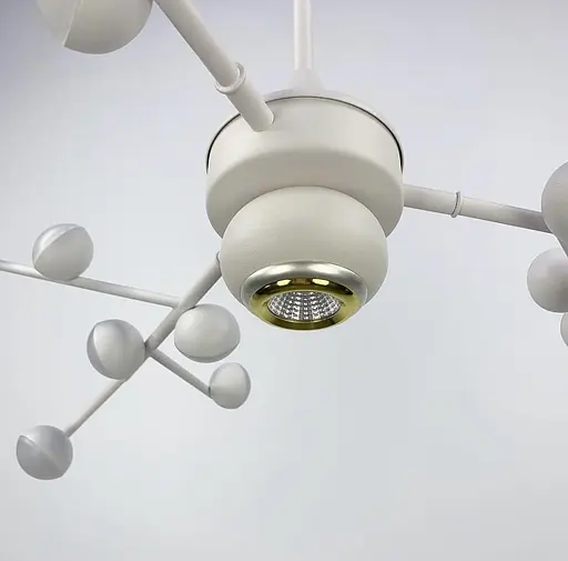 Светильник-молекула в белом цвете со встроенными светодиодами Line.F Количество ламп 18 - фото 3