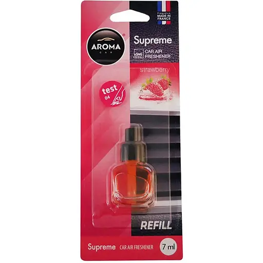 Сменный флакон для ароматизатора Aroma Car Supreme Refill Strawberry 92364 - фото 1