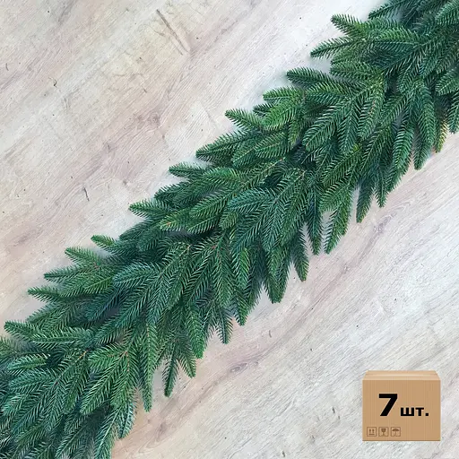 Хвойні гірлянди Hvoya Classic литі зелені (7 шт. x 2 м)