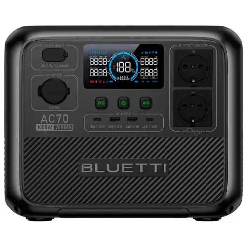 Зарядна станція Bluetti AC70 1000W 768Wh