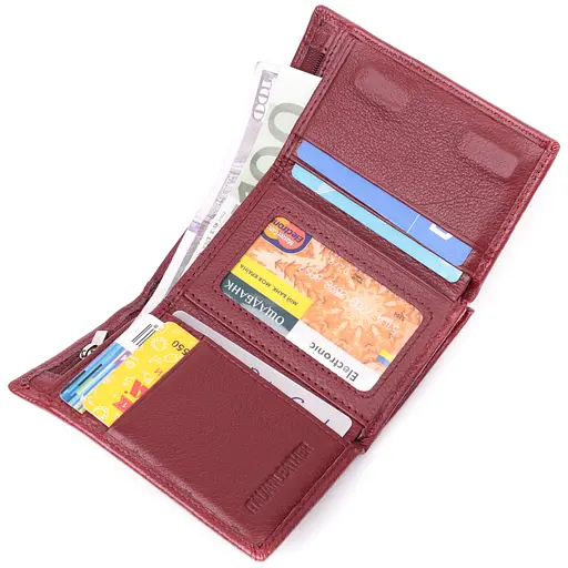 Жіночий шкіряний гаманець ST Leather 12.2х8х2 см acs0029463 - фото 4