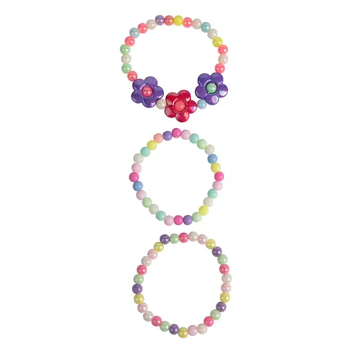 Набор браслетов Цветы 3шт