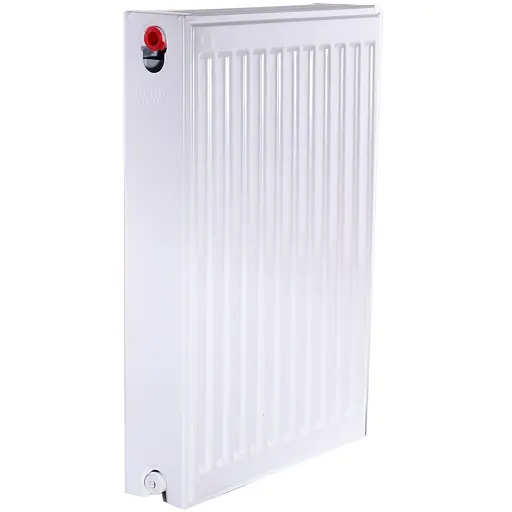 Радіатор сталевий панельний Kalite 22 низ/справа 600x400 (без INNER) 000024205, Білий - фото 1