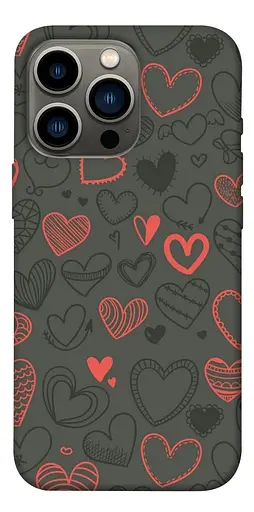 TPU чехол Милые сердца - фото 1