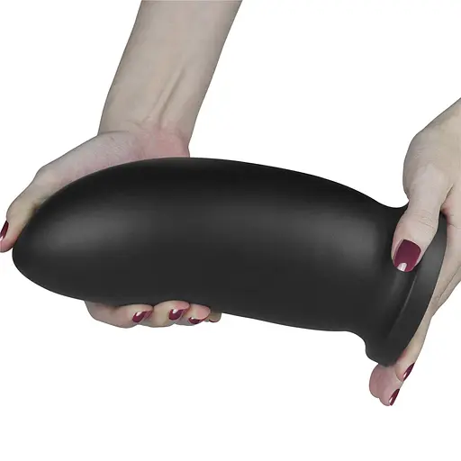 Большая анальная пробка LoveToy 9" King Sized Anal Bomber 20.3 см (черный) - фото 7