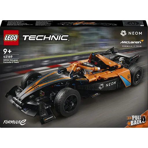 Уценка. Конструктор LEGO Technic Автомобиль для гонки NEOM McLaren Formula E 452 детали (42169)