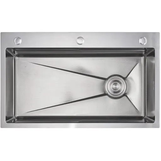 Кухонная мойка встроенная Lidz Handmade H7545 Decor Honeycomb 3,0/1,0 мм LDH7545DEC48372 - фото 1