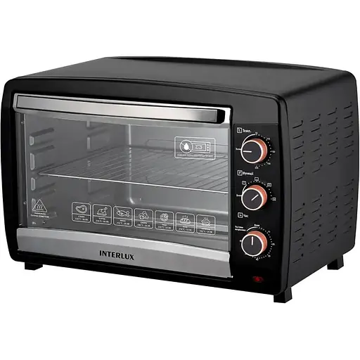 Духовка Interlux ILEO-0048BG 48 л, чорна - фото 1