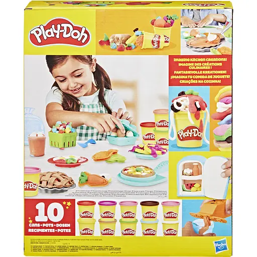 Набір для творчості Hasbro з масою для ліплення Play-doh  Весела кухня (G0538)