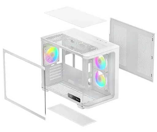 Корпус Ocypus IOTA C50 WH CURVE ARGB DIGITAL White (IOTA-C50-WHD300CD-GL) - фото 5