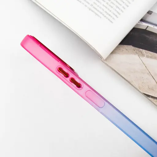 Чехол Epik TPU+PC Fresh sip series для Xiaomi Redmi 12 Синий / Розовый - фото 4