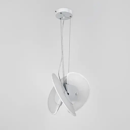 Футуристична люстра у білому корпусі Ø 30 см | Арт. PLP 07-300 | Line F - фото 8