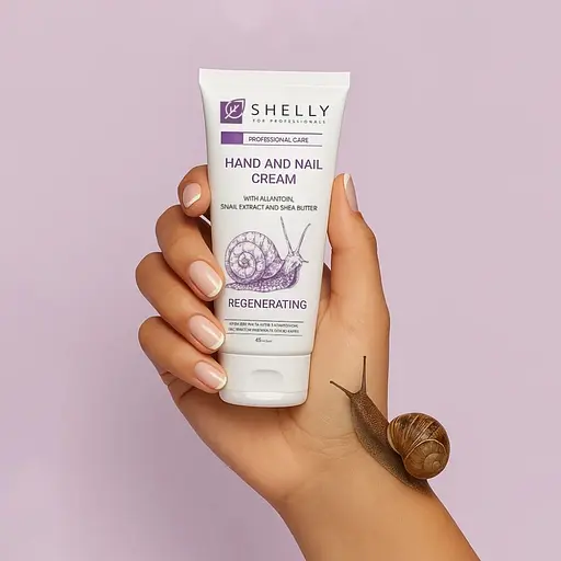 Крем для рук и ногтей Shelly с аллантоином, экстрактом улитки и маслом карите 45 мл - фото 4