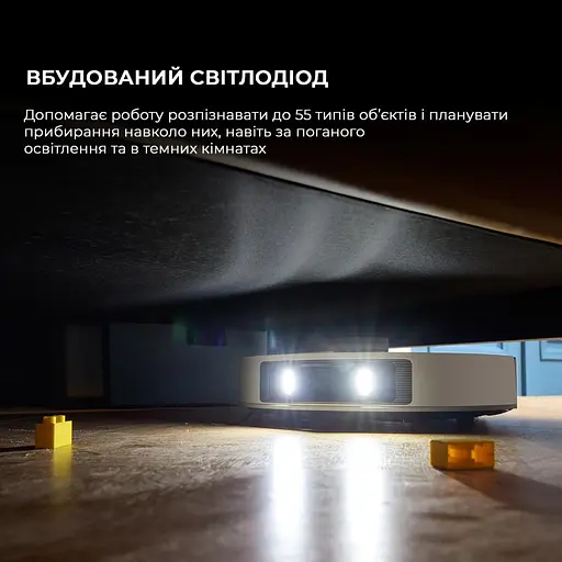 Робот-пилосос з вологим прибиранням Dreame Bot L20 Ultra Complete White - фото 6