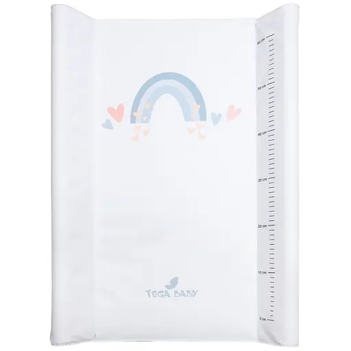Матрац для пеленання Tega Baby Meteo Веселка 50x70 см rainbow white (ME-009-103-TECZA) - фото 1
