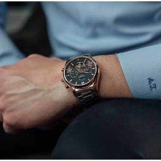 Мужские наручные часы Guanquin Prestige Gold - фото 8