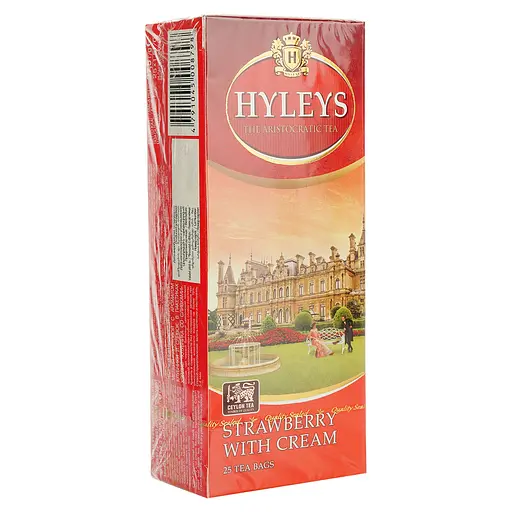 Чай Hyleys Strawberry with cream 37.5 г (25 шт. x 1.5 г) - фото 2