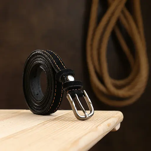 Ремінь шкіряний Vintage жіночий 1,3х100 см acs0018693 - фото 6