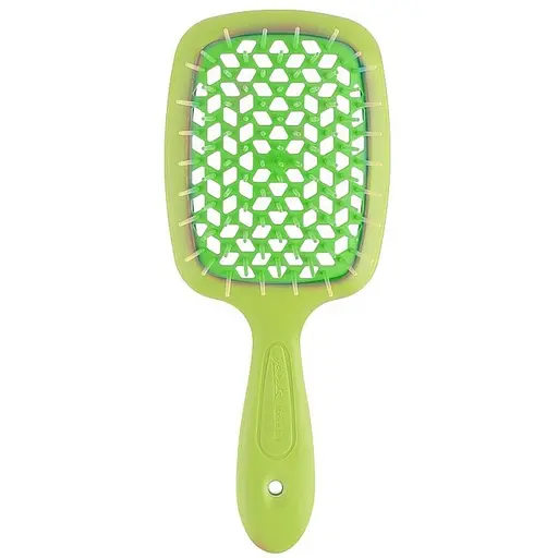 Щітка для волосся Janeke Superbrush Standard неонова-зелена