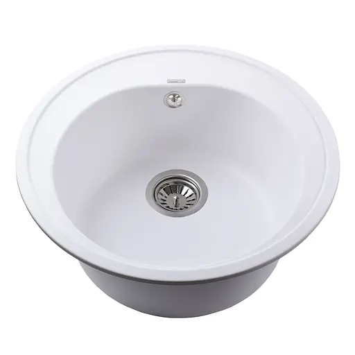 Гранитная мойка Globus Lux Martin белый 510 мм А0007, Белый - фото 2