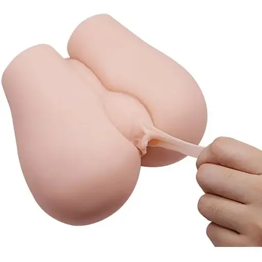 Мастурбатор з подвійною вібрацією і двома входами Crazy Bull BM-009113Z-1, Телесный - фото 5