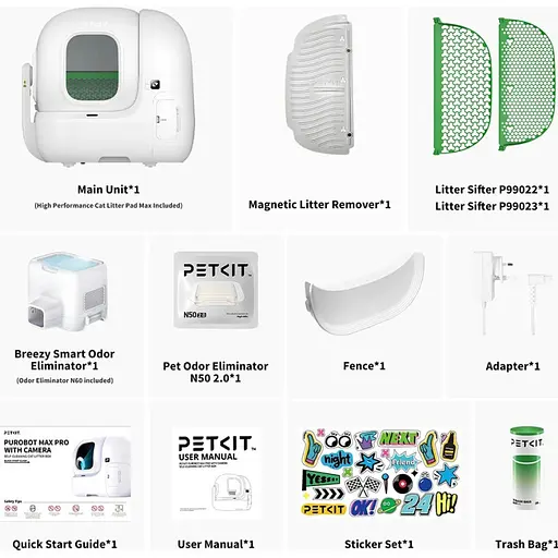 Смарт-лоток Petkit Purobot Max Pro With Cam Self-Clean (P9904) - фото 7