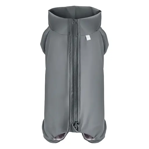 Дождевик для собак Waudog Clothes, водонепроницаемый, XS30, В 43-45 см, С 27-30 см, серый - фото 2