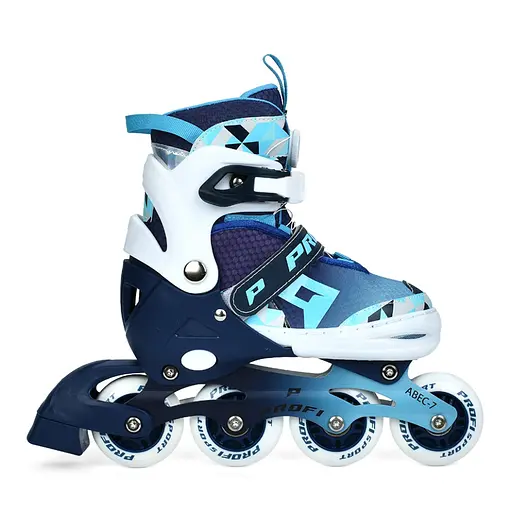 Детские раздвижные ролики A4156-M-BL, размер 35-38