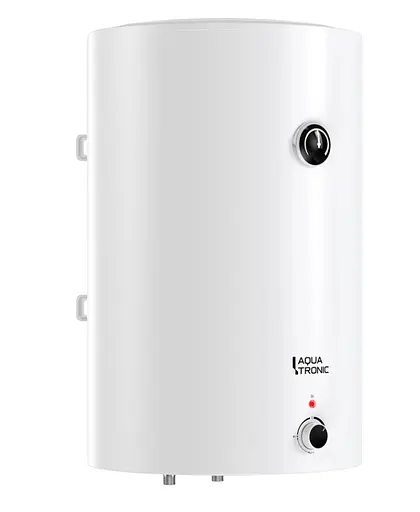 Водонагрівач електричний Aquatronic, 1500 Вт, мокрий ТЕН, 100 л універсальний, циліндричний, білий (Round W1004615 B4) - фото 2