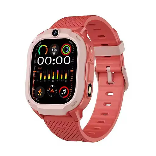 Дитячий смарт-годинник Lemfo T70 з 4G відеодзвінком прослуховуванням GPS-трекером і операційною системою Android Червоний - фото 3