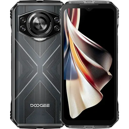 Смартфон Doogee S cyber 658" FHD+ /8 ГБ/256 ГБ/ T606/10800 мАч/50+16 Мп NFC/IP68/IP69K Silver