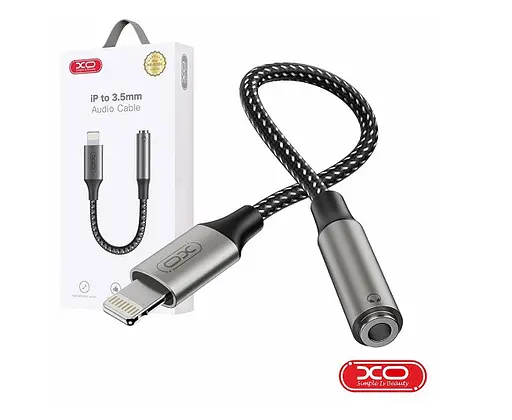 Переходник XO NB-R258C с Apple iPhone 5 6 7 8 11 на 3.5 мм адаптер - фото 3