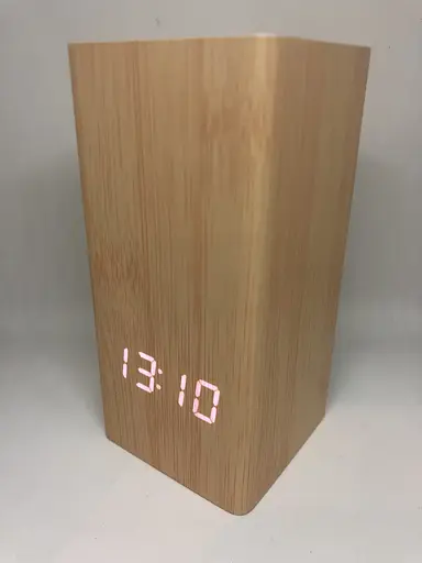 Ваза-часы для сухих цветов под дерево - фото 2