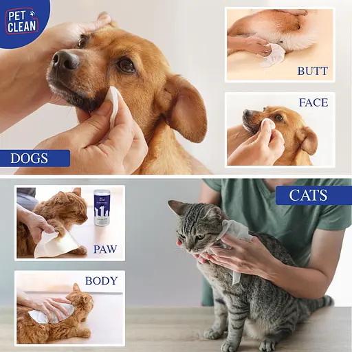 Салфетки влажные Pet Clean Grooming Wipes для груминга домашних животных с ароматом цветов японской вишни 50 шт. - фото 3