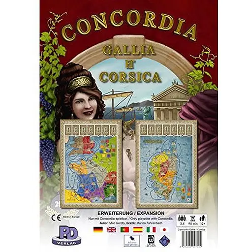 Настольная игра PD-Verlag Конкордия: Галлия и Корсика (Concordia: Gallia/Corsica) (англ.) (PS015) - фото 1