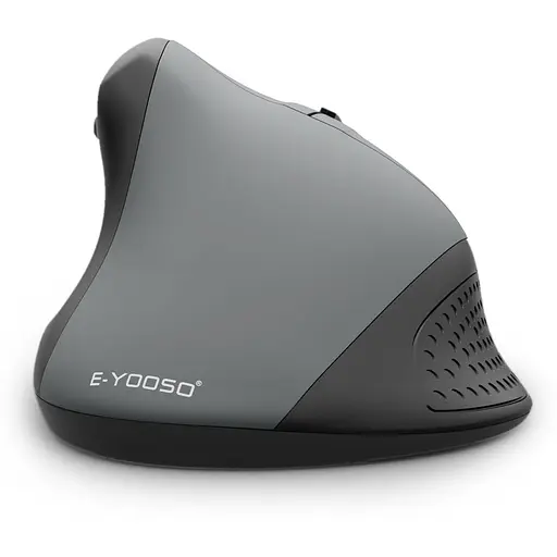 Вертикальна миша бездротова E-YOOSO X45 2.4 gHz Bluetooth Чорний - фото 3